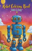 Bold & Easy Robot Coloring Book