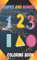 123 Shapes and Number Coloring Book