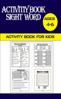 Sight Word Activity book for kids ages 4-6