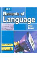 Elements of Language: Student Edition Grade 9 2004