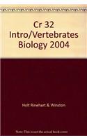 Cr 32 Intro/Vertebrates Biology 2004