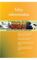 Policy Administration A Complete Guide - 2019 Edition