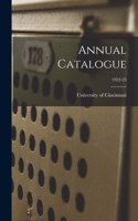 Annual Catalogue; 1922-23