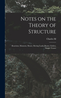 Notes on the Theory of Structure: Reactions, Moments, Shears, Moving Loads, Beams, Girders, Simple Trusses