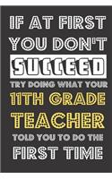 If At First You Don't Succeed Try Doing What Your 11th Grade Teacher Told You To Do The First Time