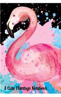 A Cute Flamingo Notebook