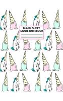 Blank Sheet Music Notebook