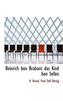 Beinrich Bon Brabant Das Kind Bon Sellen