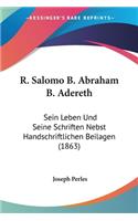 R. Salomo B. Abraham B. Adereth