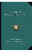 Songs of Discontent (1911)