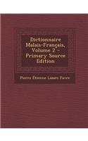 Dictionnaire Malais-Francais, Volume 2