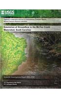 Simulation of Streamflow in the McTier Creek Watershed, South Carolina