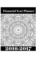 Adult Coloring In Financial Year Weekly Diary 2016-2017