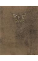 Monogram "R" Grid Sketchbook: (18 Monogram Buffalo 150 Grid-Sketch)