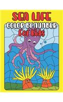 Sea Life Color By Number for Kids