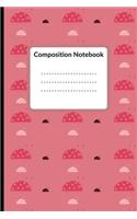 Composition Notebook: Wide Ruled: Blank Composition Book, Diary Journal For Students, 6" x 9",120 blank wide lined white pages