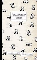 Panda Planner 2020: Panda Bear Calendar l Weekly Planner 2020 with space for Notes, Doodles, ToDo's, Plans & Visions featuring cute Kawaii Pandas