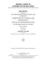 Building a science of economics for the real world