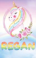 Regan: Want To Give Regan A Unique Memory & Emotional Moment? Show Regan You Care With This Personal Custom Named Gift With Regan's Very Own Unicorn Custom