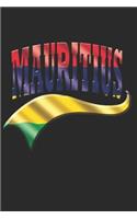 Mauritius Notebook: Mauritius Notebook - college book - diary - journal - booklet - memo - composition book - 120 sheets - Dot Grid paper 6x9 inch