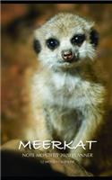 Meerkat Note Monthly 2020 Planner 12 Month Calendar