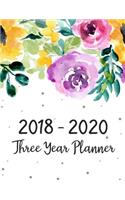 2018 - 2020 Three Year Planner