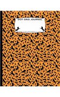 Dot Grid Journal: Large Unicorns all over pattern, Dot Grid Journal flexible precise journaling or easy drawing, games, connecting boxes, tables, planner, to do list,