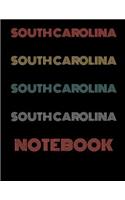 South Carolina Notebook: Blank Line Notebook (8.5 X 11 - 110 Blank Pages)