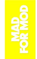 Polyester Press Notebook Collection: MAD FOR MOD (yellow #ffff00)(3 Polyester Press Notebook)