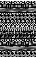Journal Notebook Tribal Art Pattern Black and White: 162 Lined and Numbered Pages With Index Blank Journal For Journaling, Writing, Planning and Doodling.(22 Journal Notebook Lined 2)