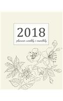 2018 Planner Weekly And Monthly