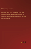 Précis de droit civil