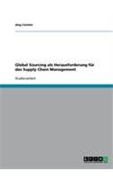 Global Sourcing als Herausforderung für das Supply Chain Management