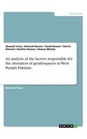 analysis of the factors responsible for the alienation of genderqueers in West Punjab Pakistan