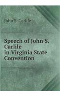 Speech of John S. Carlile in Virginia State Convention: (English)
