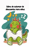 Libro de colorear de dinosaurios para niños