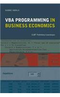 VBA Programming in Business Economics