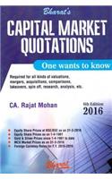 Capital Market Quotations One Wants to Know