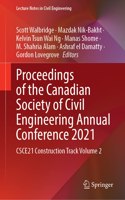 Proceedings of the Canadian Society of Civil Engineering Annual Conference 2021