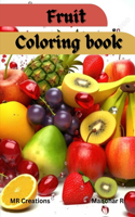 Fruits coloring book