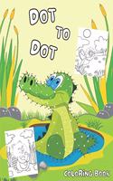 Dot to Dot Book: Easy Connect The Dots Coloring Book With Animals for Kids Ages 4-8 (Childrens Puzzle Book)