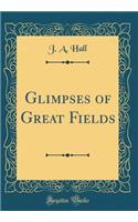 Glimpses of Great Fields (Classic Reprint)