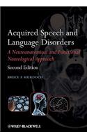 Acquired Speech and Language Disorders