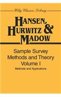 Sample Survey Methods and Theory, Volume 1