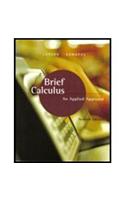 Brief Calculus: An Applied Approach: An Applied Approach