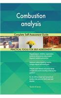 Combustion analysis Complete Self-Assessment Guide
