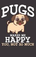 Pug Dog Sarcasm Notebook Journal: Pug Dog Sarcasm Notebook Journal Gift College Ruled 6 x 9 120 Pages