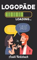 Logopäde Loading... Azubi Notizbuch: Notizbuch Liniert - Format A5 (6x9 Zoll) - 120 Seiten in weiß - Geschenk für Azubis - Soft Cover Glänzend