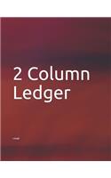 2 Column Ledger