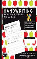 Handwriting Practice Paper Writing Pad: School Design (18) - Kids Primary Journal Writing Tablet Notebook - For Learning Upper & Lowercase Alphabet ABC's - For Home & School [Classic]